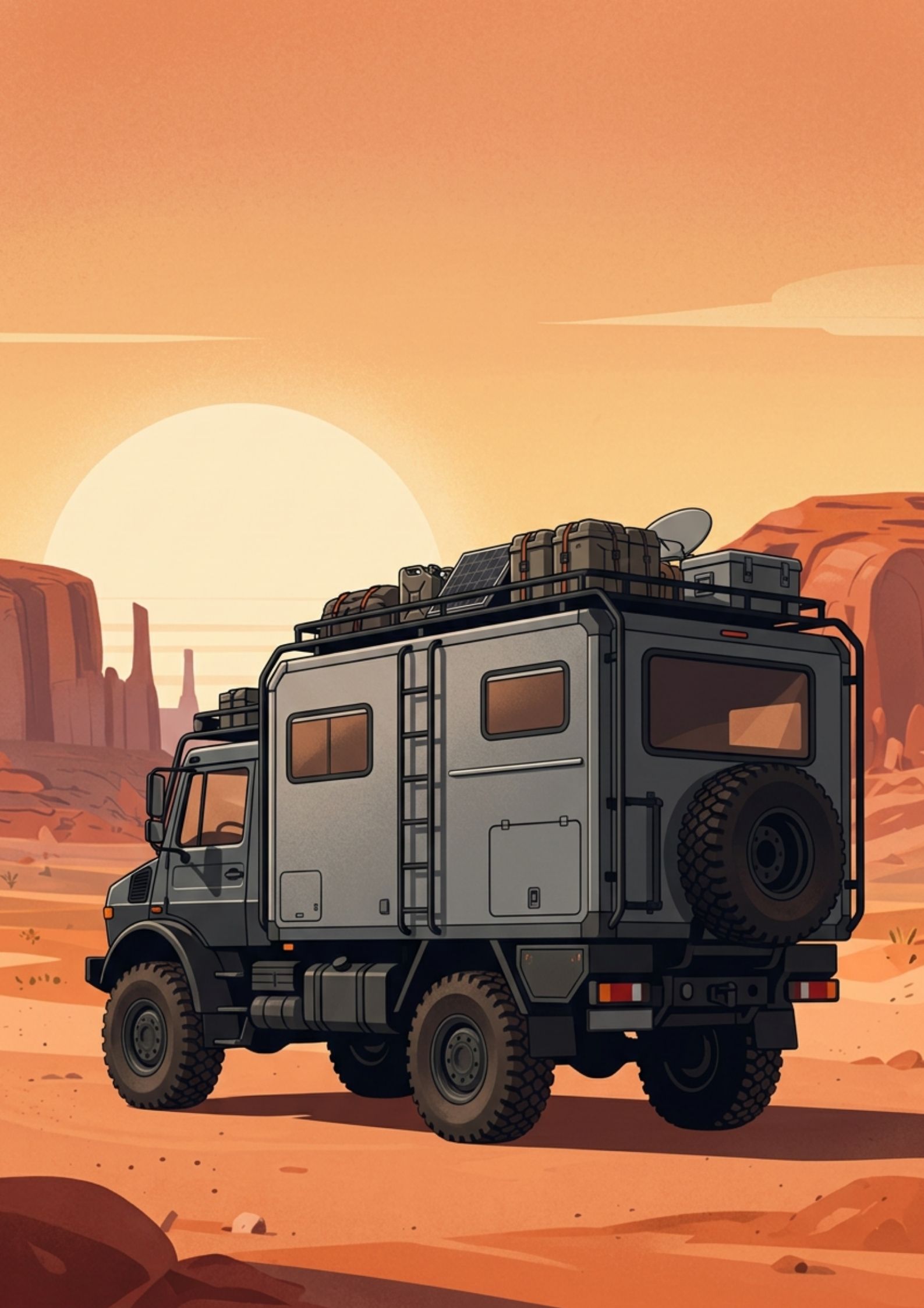 Desert Expedition Truck Camion