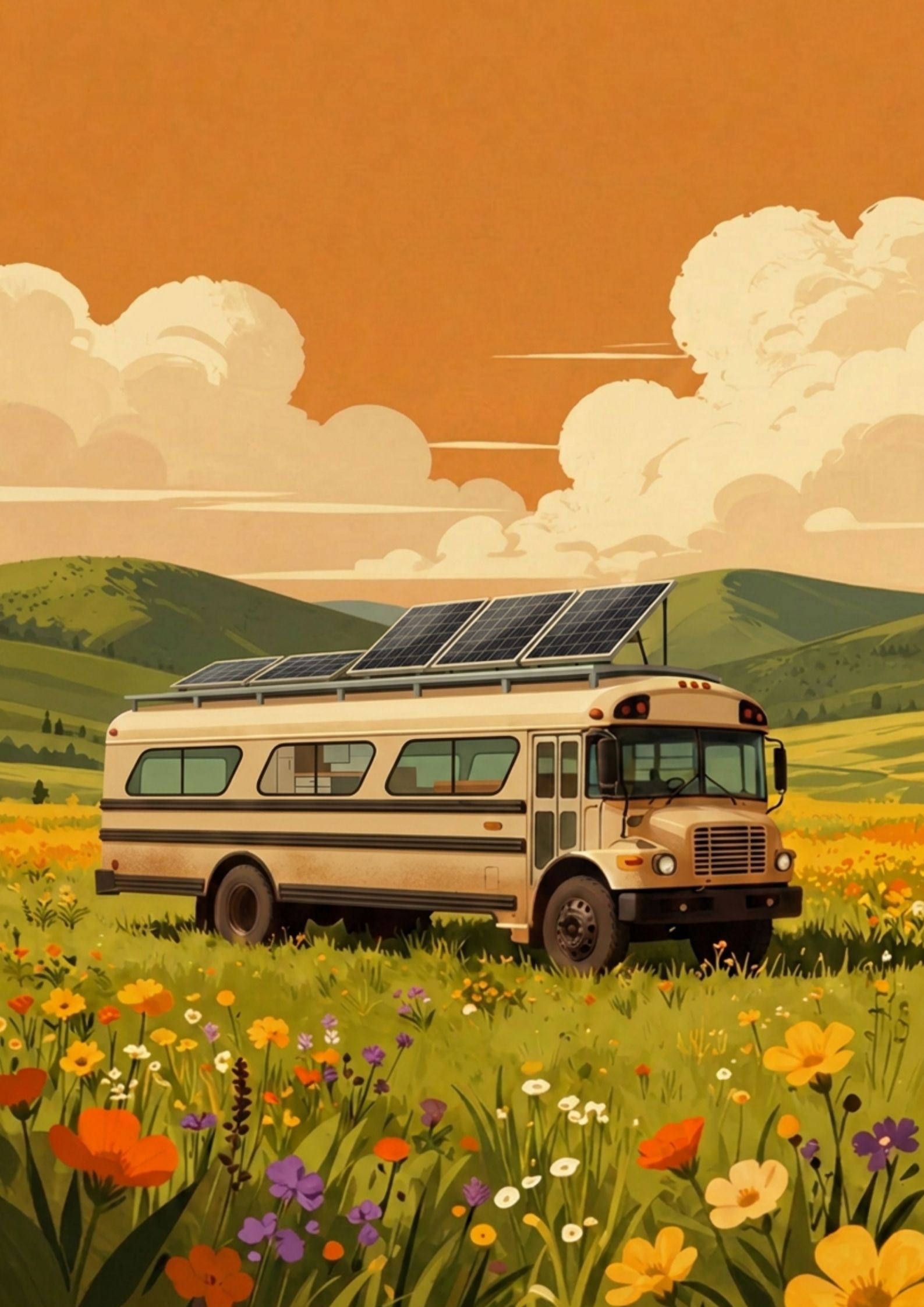 Wildflower Meadow Bus